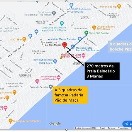 Casa Completa Com Piscina A 300 Metros Do Mar Villa เปรูอิบี ภายนอก รูปภาพ