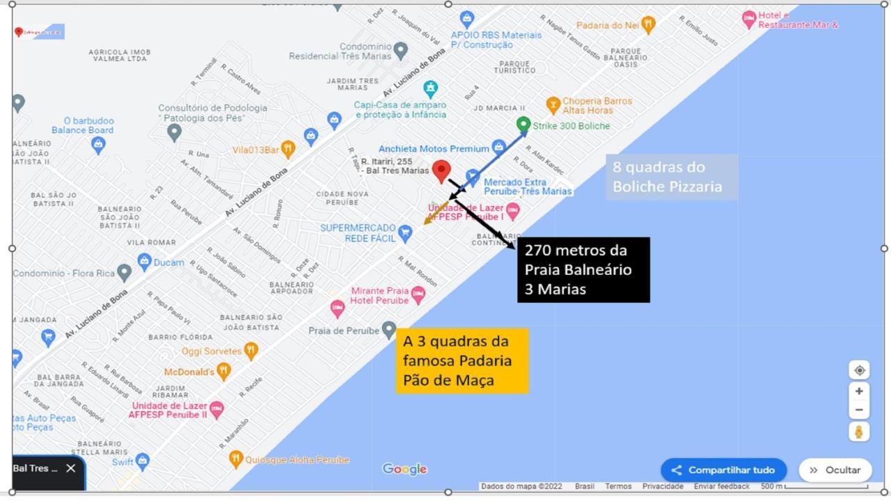 Casa Completa Com Piscina A 300 Metros Do Mar Villa เปรูอิบี ภายนอก รูปภาพ
